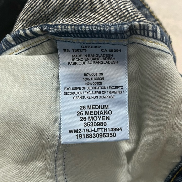 NWT Women’s Size 26 X 27 Lee Vintage Modern High Rise Straight Leg Ankle Jeans - Picture 12 of 14